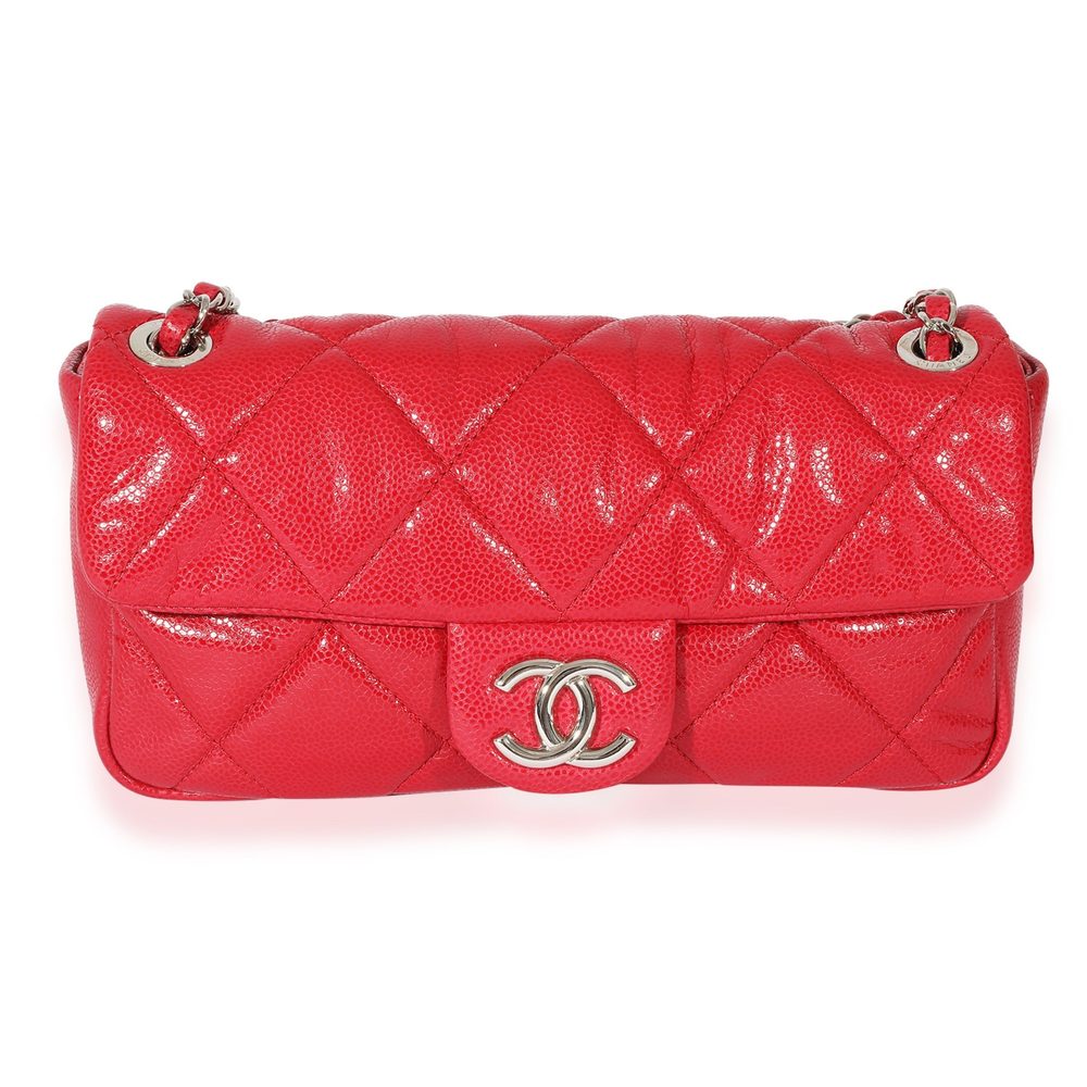 Chanel Red Caviar CC Flap Bag
